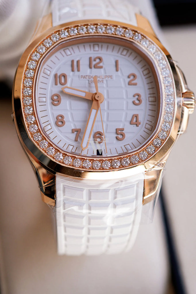 Patek Philippe Aquanaut Luce Automatic Rose Gold White Dial Watch 5269/200R-001 5269/200R