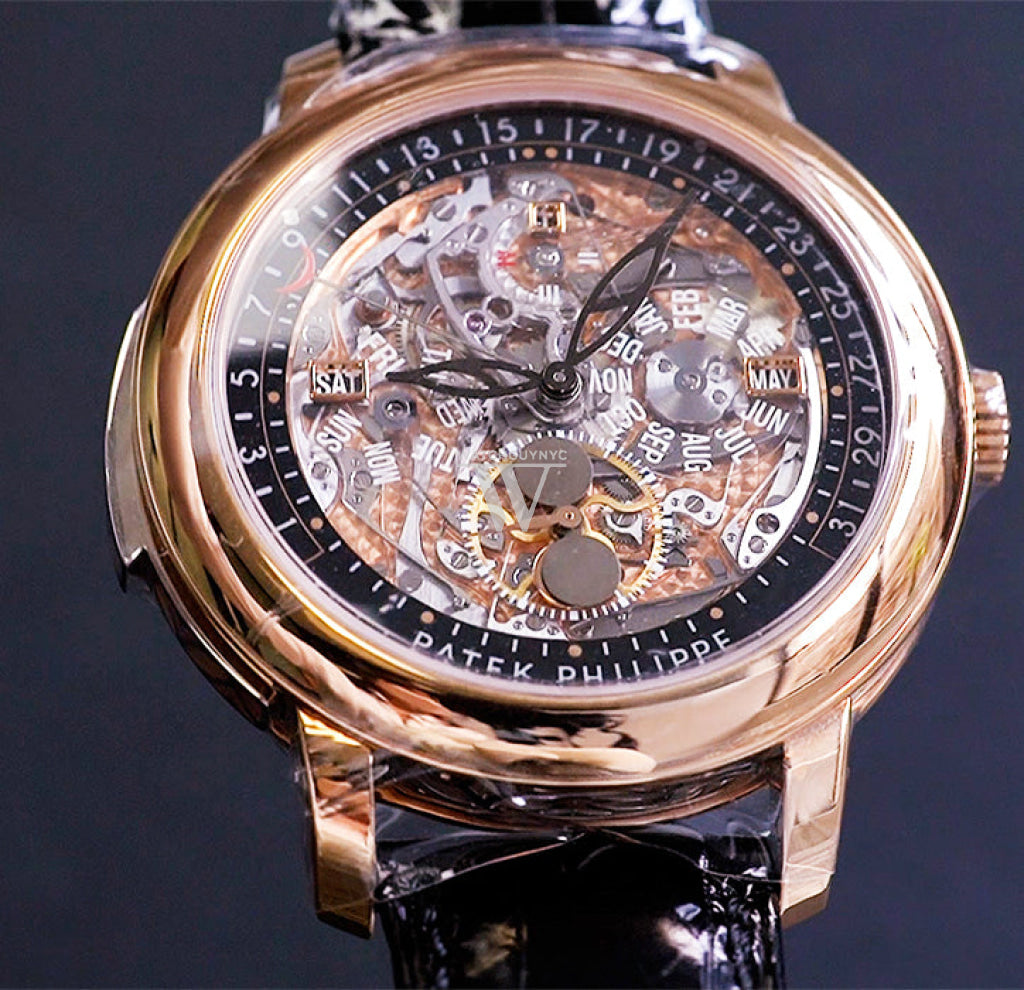 Patek Philippe Grand Complications Perpetual Calendar Day Month Rose Gold 5303R 5303R-001