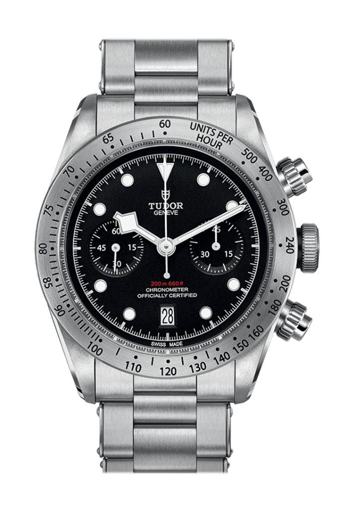 Tudor Heritage Black Bay Chrono Black Dial Automatic Men's Watch 79350-0004