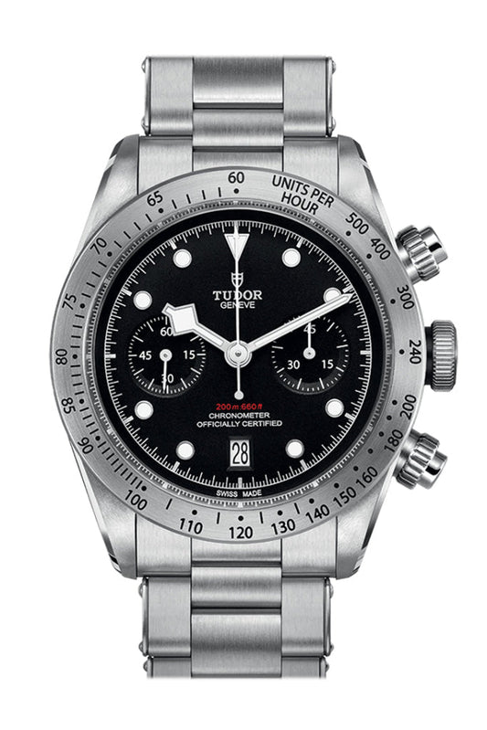 Tudor Heritage Black Bay Chrono Black Dial Automatic Men's Watch 79350-0004
