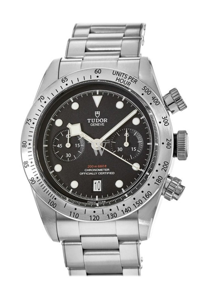 Tudor Heritage Black Bay Chrono Black Dial Automatic Men's Watch 79350-0004
