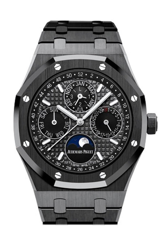 Audemars Piguet Royal Oak 41mm Slate Grey Dial Black ceramic bracelet Men's Watch 26579CE.OO.1225CE.01 DCM