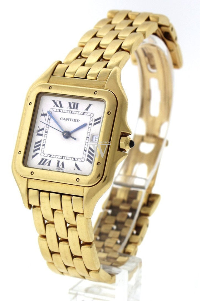 Cartier Panthère de Cartier Date XL 18-karat Yellow Gold Diamond Watch W25014B9 Pre-Owend