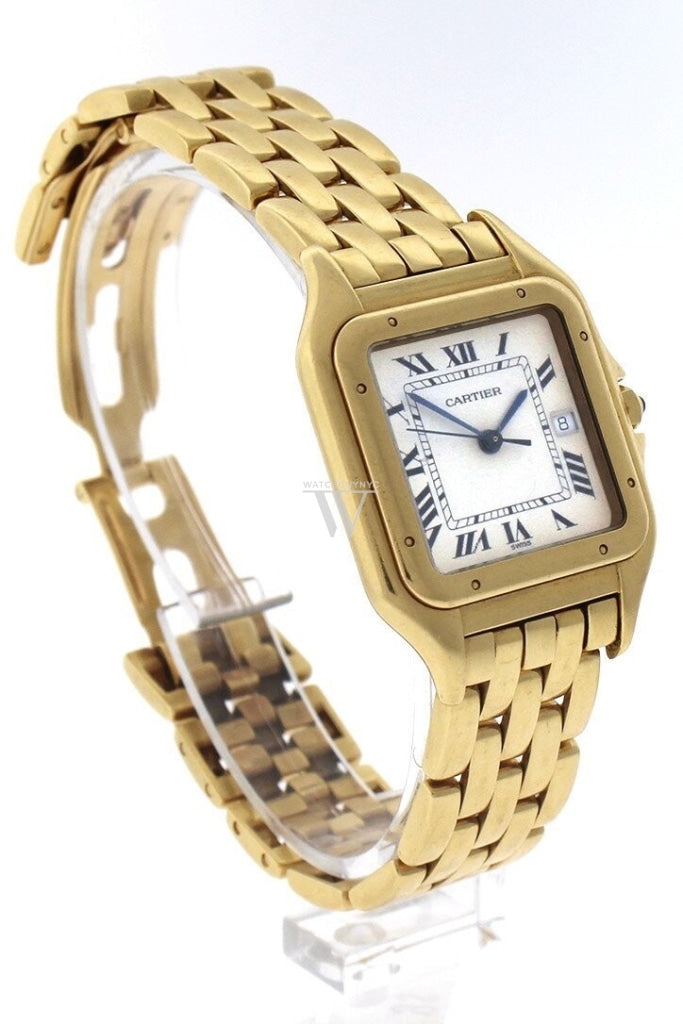 Cartier Panthère de Cartier Date XL 18-karat Yellow Gold Diamond Watch W25014B9 Pre-Owend