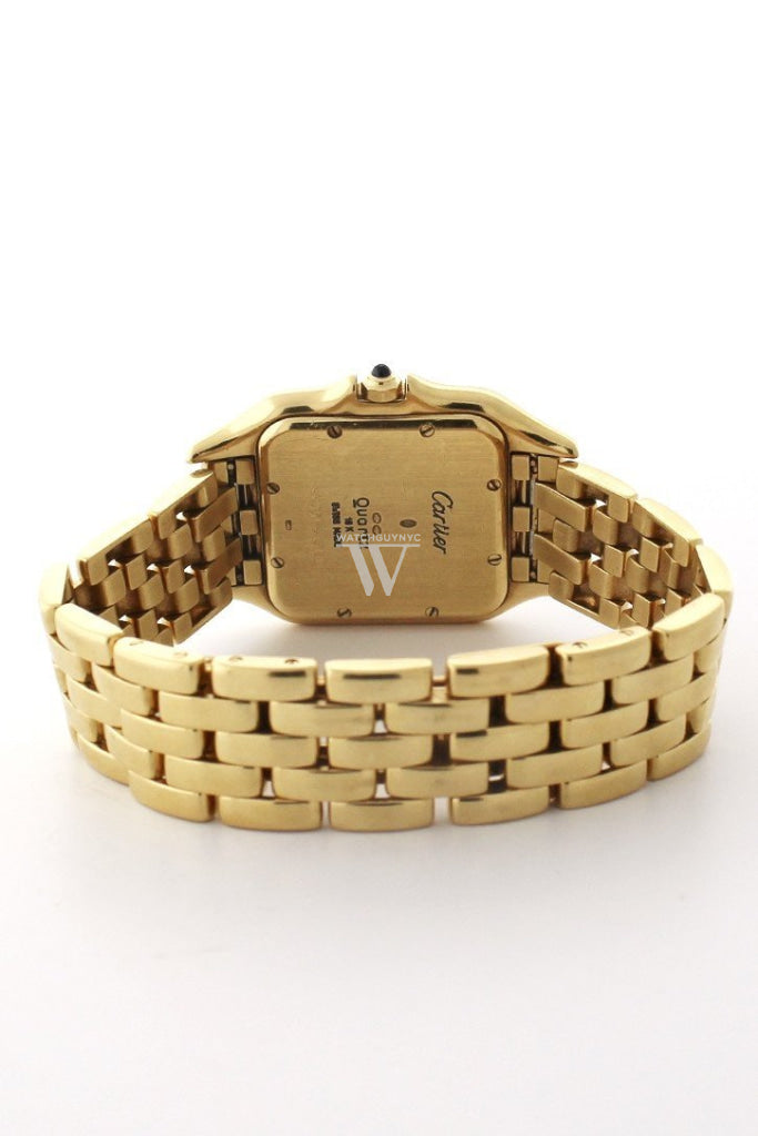 Cartier Panthère de Cartier Date XL 18-karat Yellow Gold Diamond Watch W25014B9 Pre-Owend