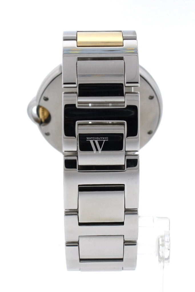 Cartier Ballon Bleu 36mm Steel Yellow Gold Ladies Watch W69008Z3 Pre-Owend