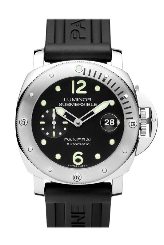 Panerai Panerai Panerai Luminor Submersible Automatic Acciaio 44mm Black Dial Men's Wa luxury watch by Global Sky Diamonds, Diamond District NYC, mazalito
