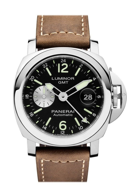 Panerai Panerai Panerai Luminor Gmt Automatic Acciaio 44mm Black Dial Men's Watch Pam0 luxury watch by Global Sky Diamonds, Diamond District NYC, mazalito