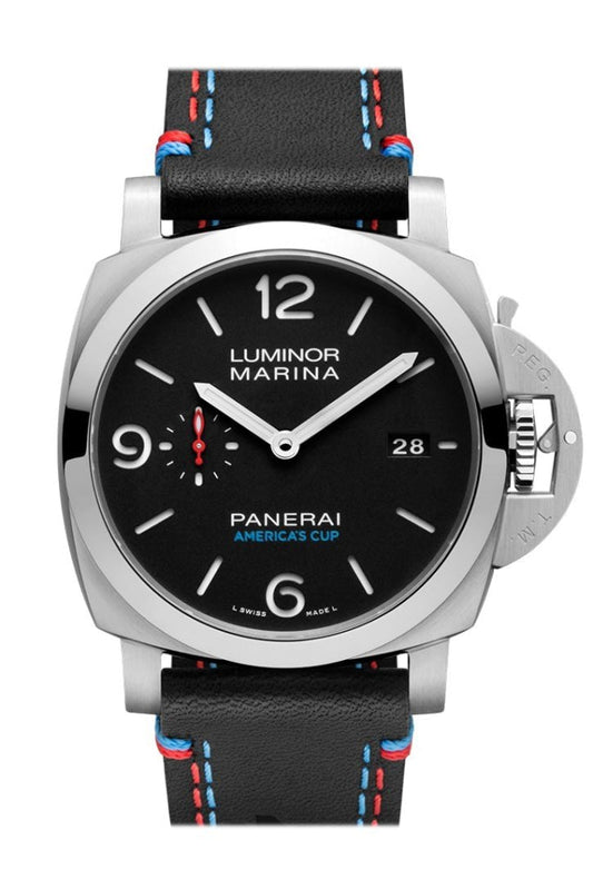 Panerai Panerai Panerai Pam00727 Luminor Marina 1950 America’s Cup 3 Days Automatic Acciaio 44mm Black Dial Men's Watch luxury watch by Global Sky Diamonds, Diamond District NYC, mazalito