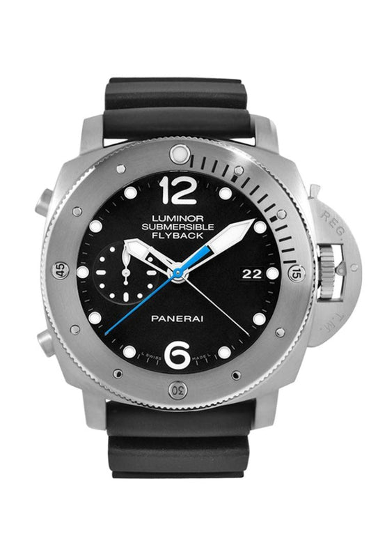 Panerai Panerai Panerai Luminor Submersible 1950 Black Dial Automatic 47 mm Men's Watc luxury watch by Global Sky Diamonds, Diamond District NYC, mazalito