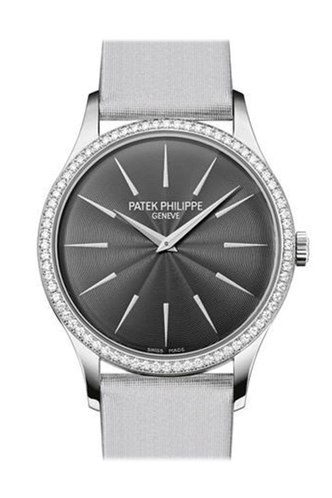 Patek Philippe Calatrava Ladies Hand Wound SilverDial Watch 4897G-010