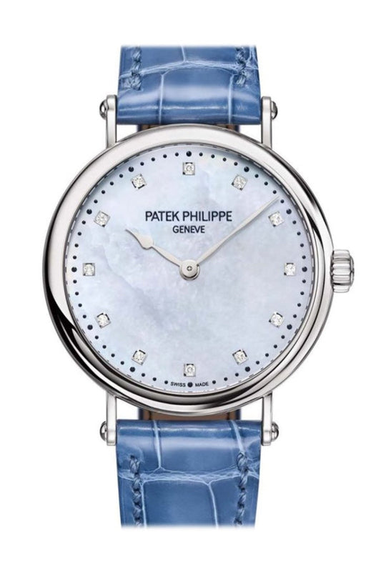 Patek Philippe Calatrava 7200 White Gold New York MOP Dial Watch 7200/50G-010