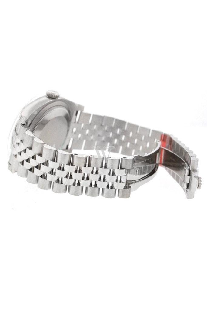 ROLEX Datejust 36 White Roman Dial Jubilee Men's Watch 116200 Pre-owned