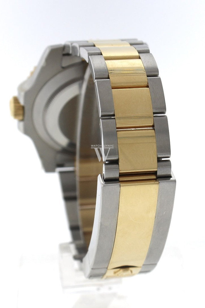 Pre-Owend Rolex Submariner Date 40 Black Dial 18k Yellow Gold and Steel Men's Watch 116613LN 116613