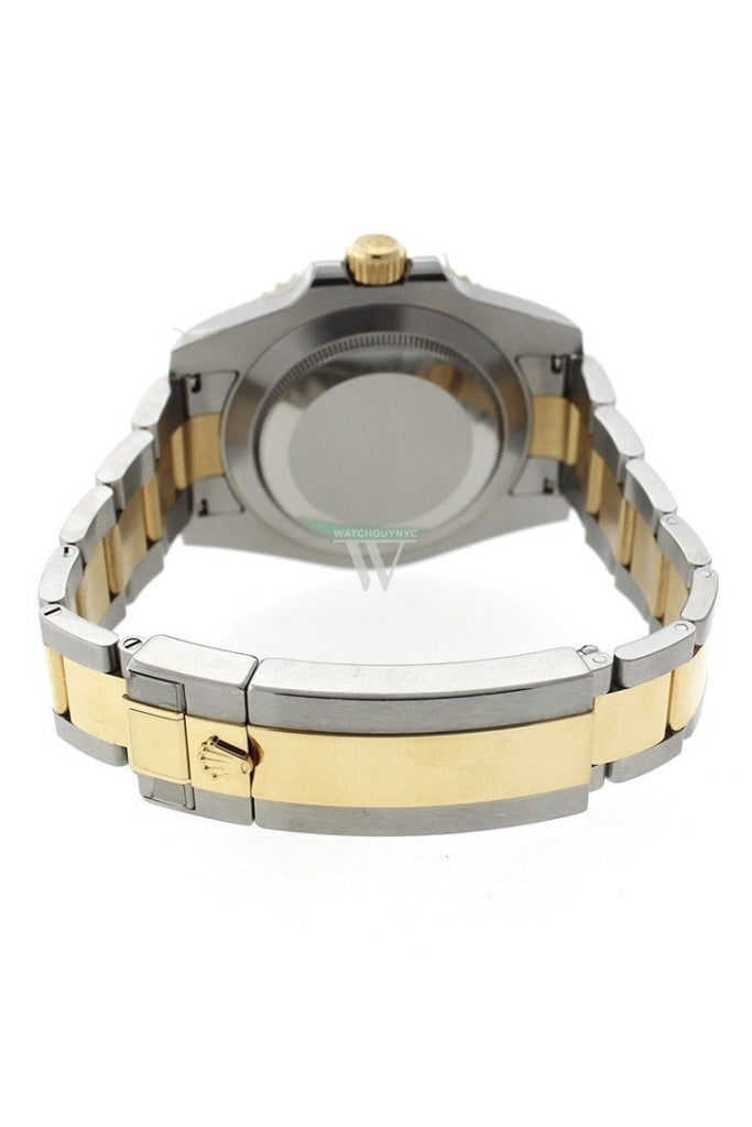 Pre-Owend Rolex Submariner Date 40 Black Dial 18k Yellow Gold and Steel Men's Watch 116613LN 116613