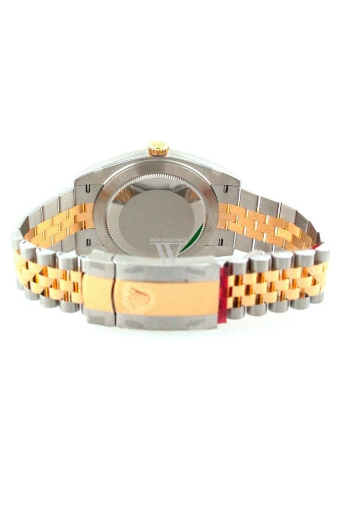 Rolex Datejust 41 Champagne Diamonds Steel And 18k Yellow Gold Men's Watch 126333