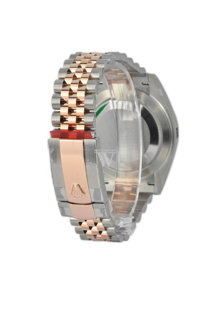 ROLEX Datejust 41 Sundust Dial Rose Gold Steel Men's Watch 126331