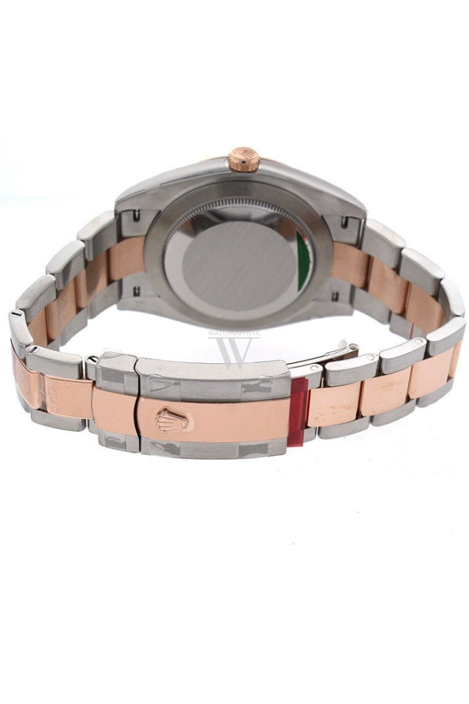 ROLEX Datejust 41 Chocolate Dial Rose Gold And Steel Men's Watch 126331