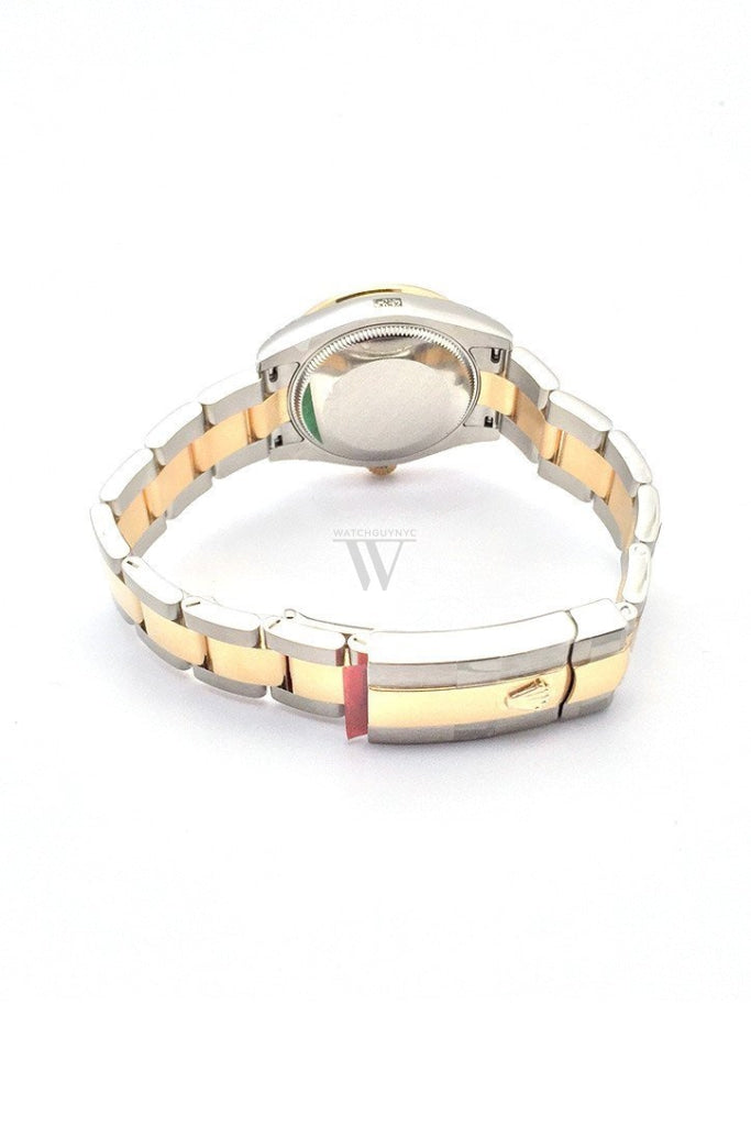 ROLEX Datejust 31 Champagne Dial 18k Yellow Gold Ladies Watch 178383 Pre-owned