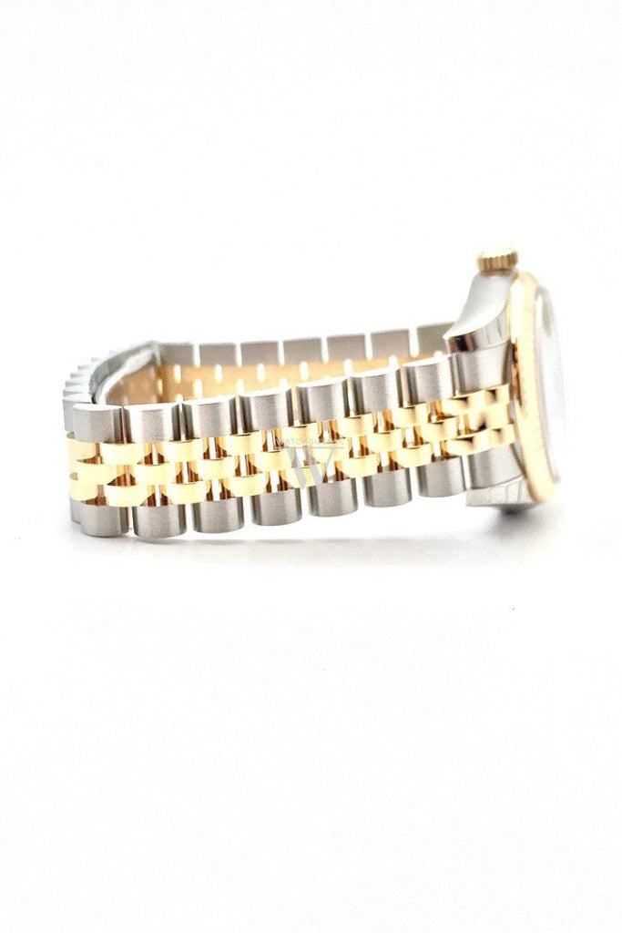 ROLEX Datejust 31 Champagne Dial 18k Yellow Gold Jubilee Ladies Watch 178243 Pre-owned