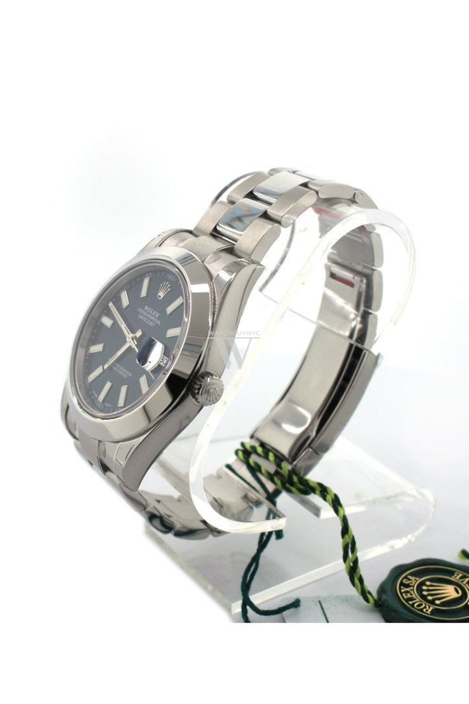 ROLEX Datejust II 41 Blue Dial Index Dial Steel Men's Watch 116300 Pre-owned
