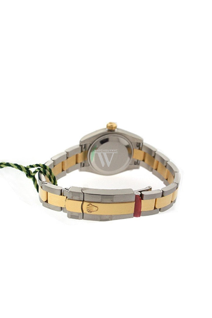 ROLEX Datejust 26 Blue Dial 18k Yellow Gold and Steel Ladies Watch 179173 Pre-owned
