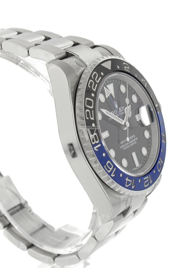 ROLEX GMT-Master II Batman 40 Black Dial Steel Men's Watch 116710BLNR 116710