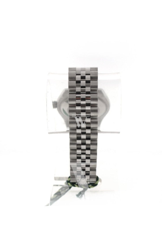 Rolex Datejust 31 Dark Rhodium Floral Motif Dial White Gold Fluted Bezel Jubilee Ladies Watch 178274 Pre-owned