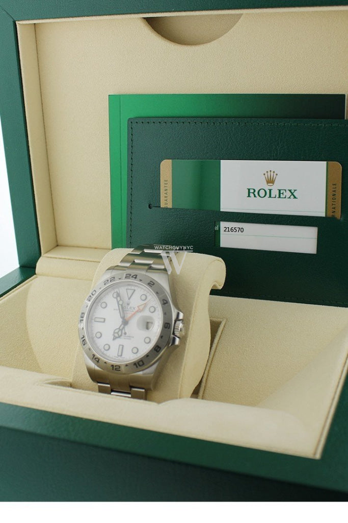 ROLEX Explorer II White Dial Stainless Steel Men's Watch 216570