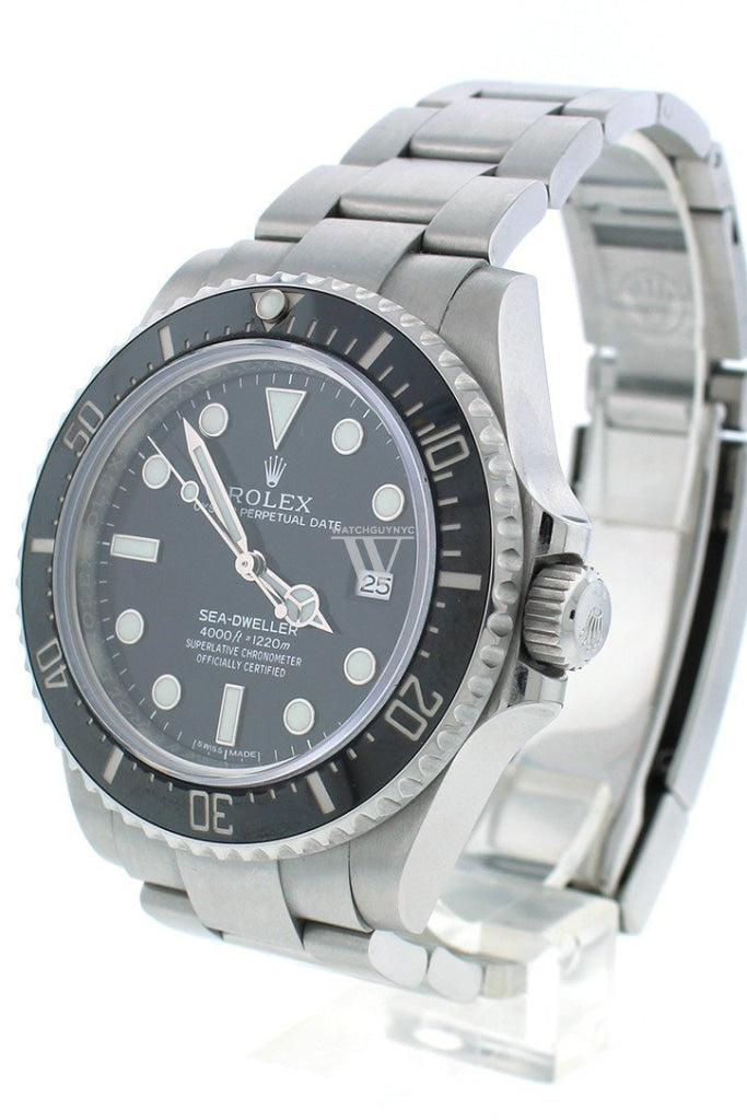 ROLEX Sea Dweller Deepsea 44 Black Dial Stainless Steel Men's Watch 116660