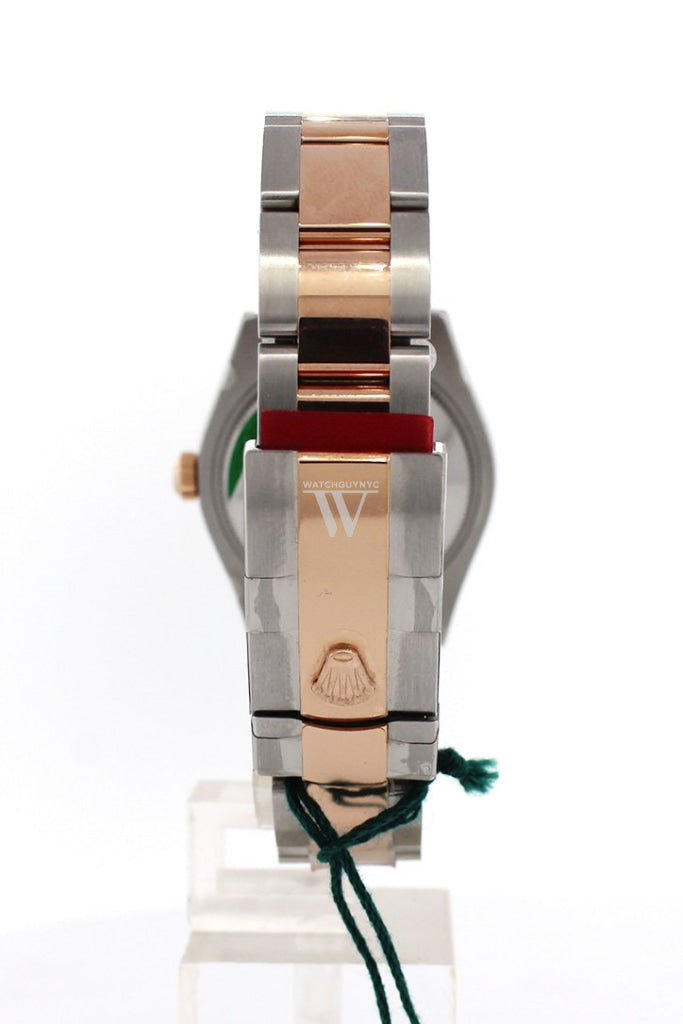 Rolex Datejust 31 Pink Jubilee Diamond Dial Fluted Bezel 18K Rose Gold Two Tone Ladies Watch 178271 Pre-owned