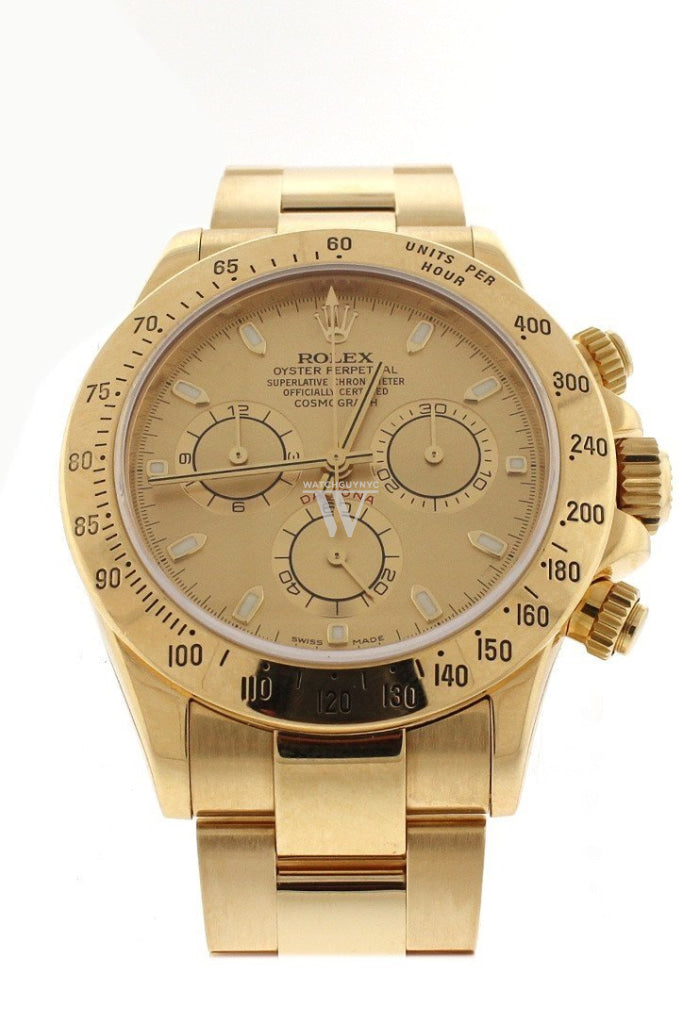 ROLEX Cosmograph Daytona Champagne Champagne Steel 18K Yellow Gold Men's Watch 116528