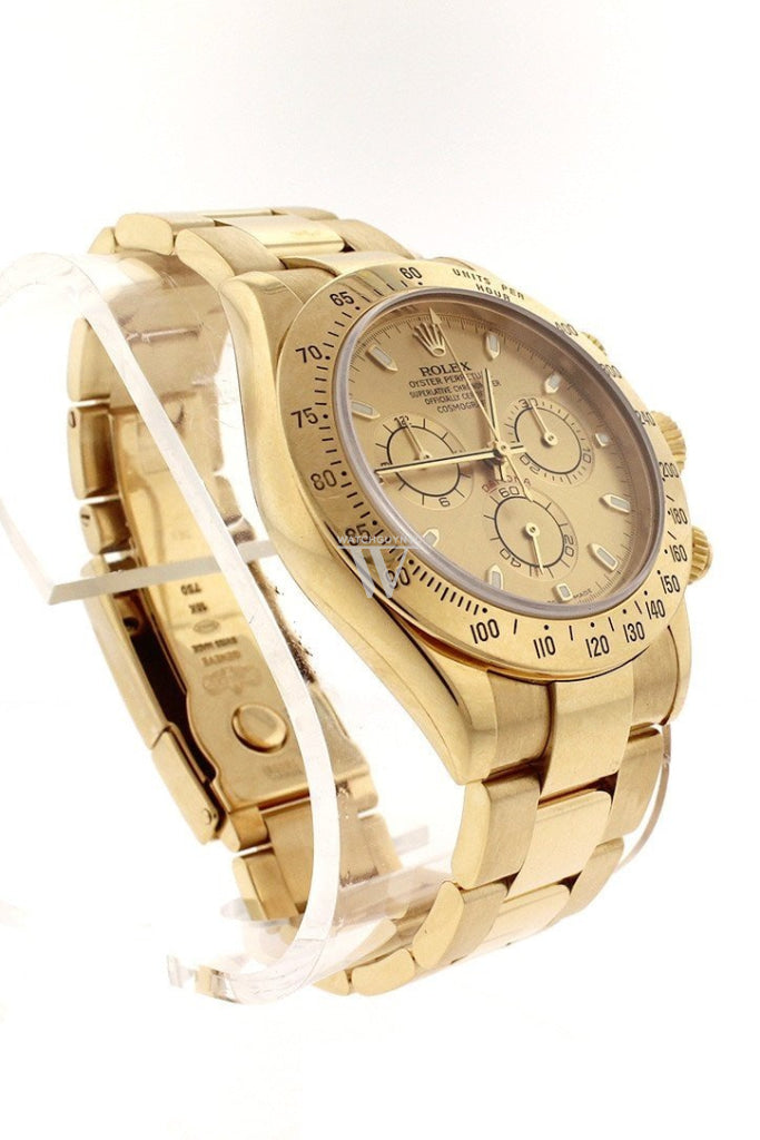 ROLEX Cosmograph Daytona Champagne Champagne Steel 18K Yellow Gold Men's Watch 116528