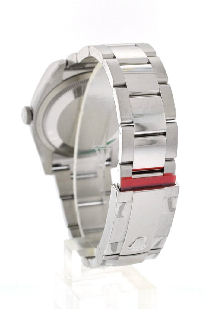 Rolex Datejust 36 Black Roman Dial Steel and 18k Gold Unisex Watch 116234 Pre-owned