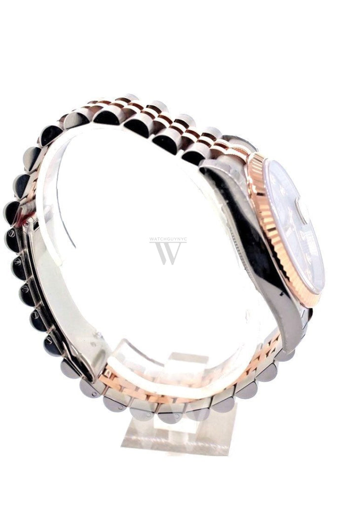 Rolex Datejust 36 Steel diamonds Dial Fluted Steel and 18k Rose Gold Jubilee Watch 116231 Pre-owned