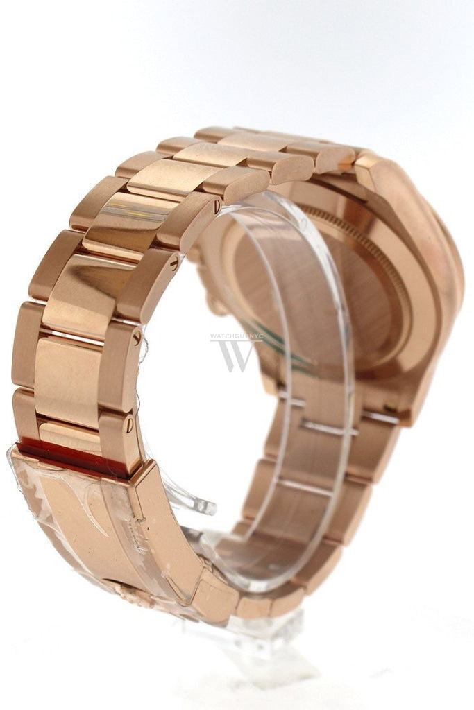 Rolex Cosmograph Daytona Chocolate Dial 18K Everose Gold Rolex Oyster Automatic Men's Watch 116505