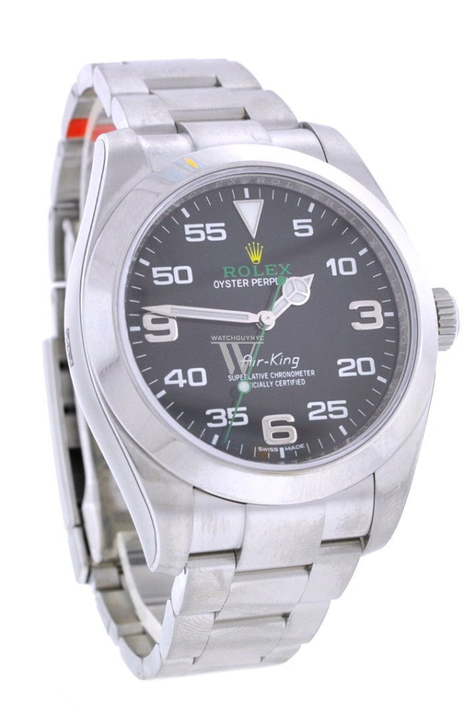 Rolex Air King Black Dial Stainless Steel Men's Watch 116900