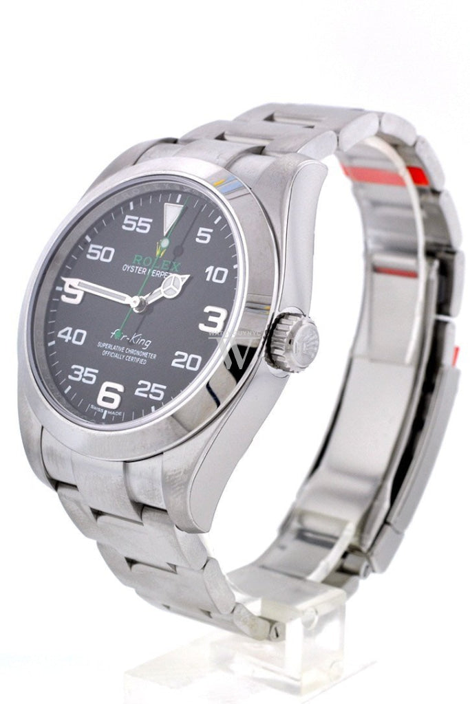 Rolex Air King Black Dial Stainless Steel Men's Watch 116900
