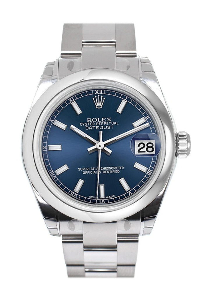 Rolex Datejust 31 Blue Dial Steel Ladies Watch 178240 Pre-owned