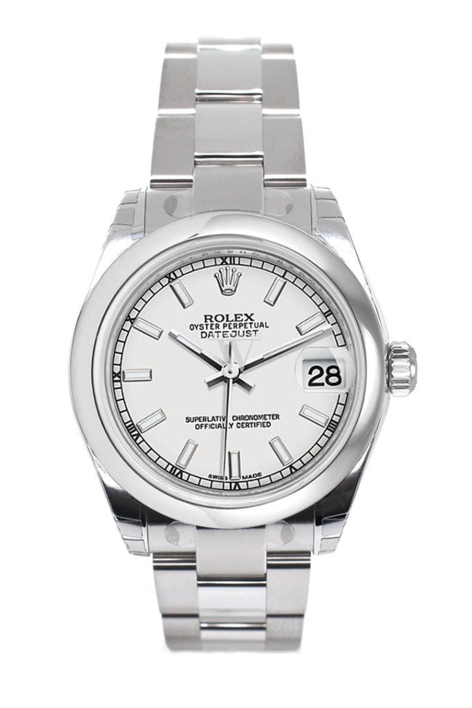 Rolex Datejust 31 White Dial Steel Ladies Watch 178240 Pre-owned