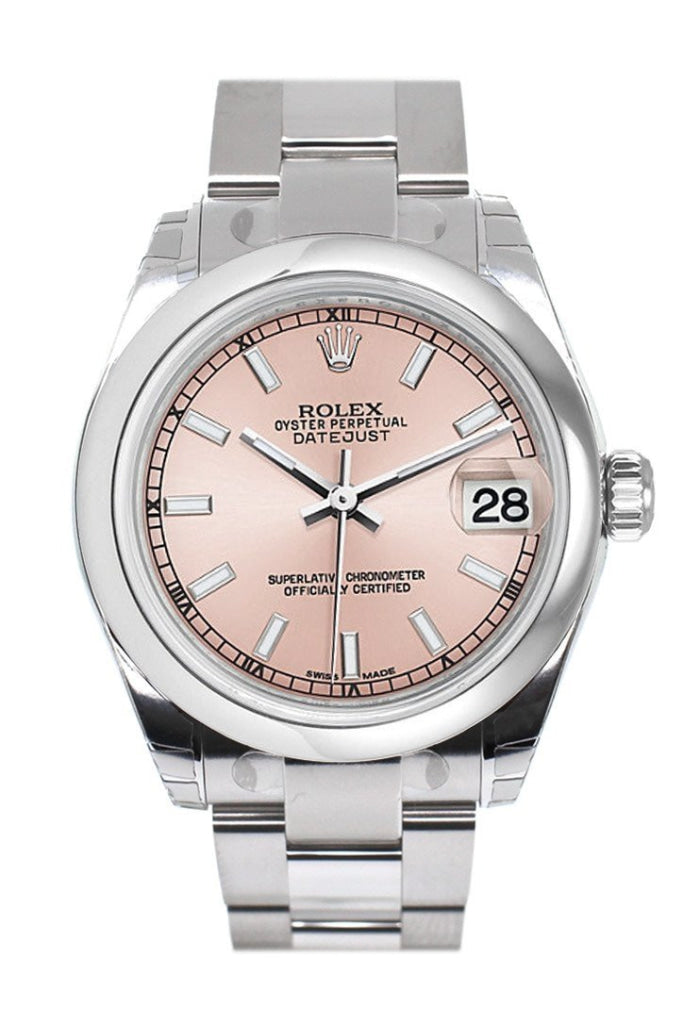 Rolex Datejust 31 Pink Dial Steel Ladies Watch 178240 Pre-owned