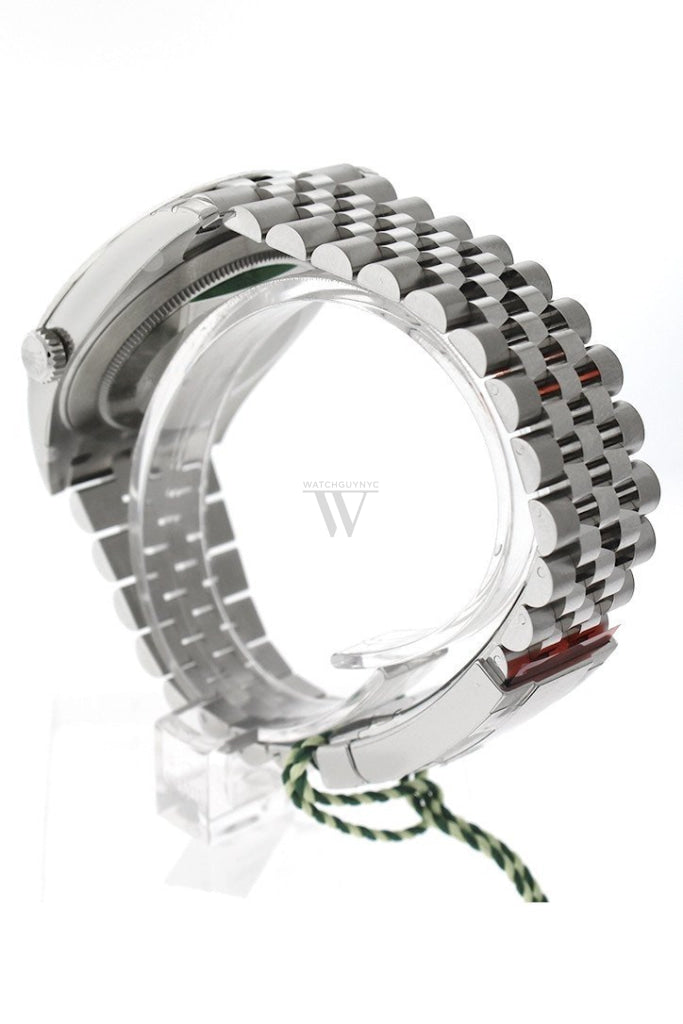 Rolex Datejust 41 White Dial White Gold Fluted Bezel Jubilee Mens Watch 126334