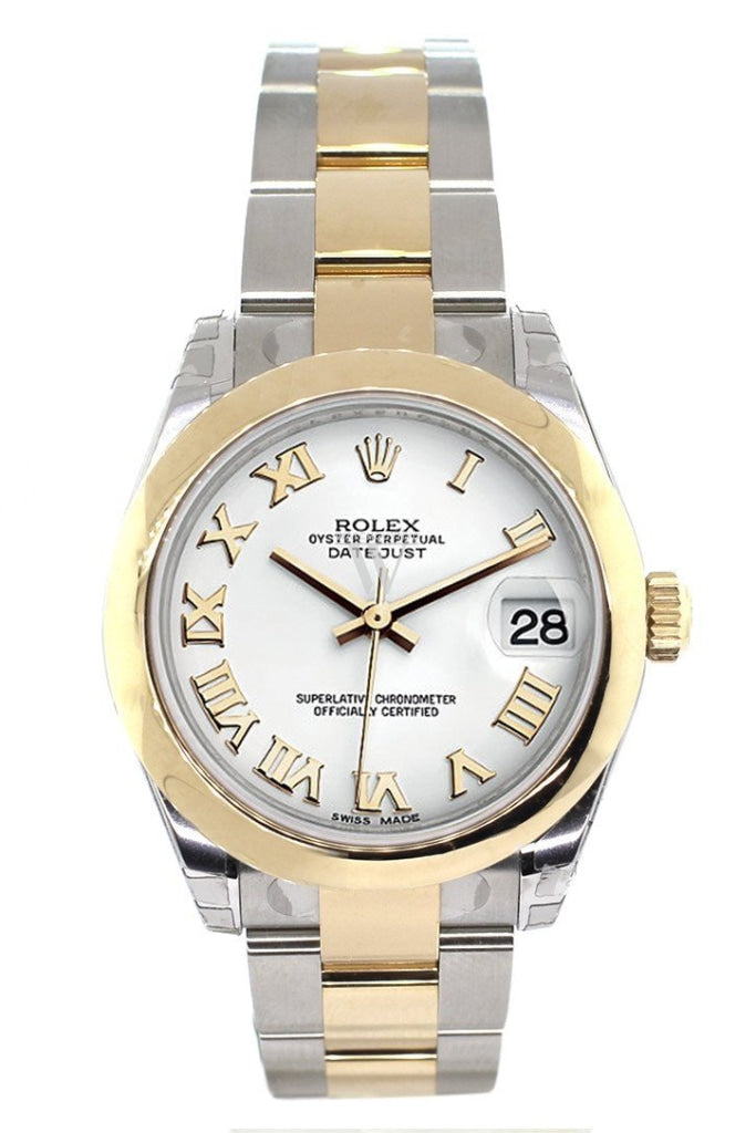 Rolex Datejust 31 White Dial 18K Gold Two Tone Ladies 178243 Pre-owned