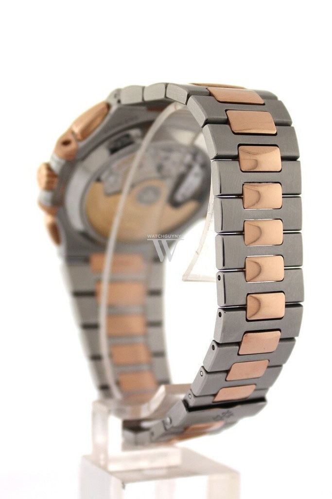 Patek Philippe Nautilus Mechanical Blue Dial Stainless Steel and 18Kt Rose Gold Men's Watch 5980/1AR-001