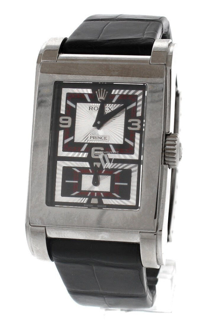 Rolex Cellini Prince 18K White Gold Men's Watch 5443/9