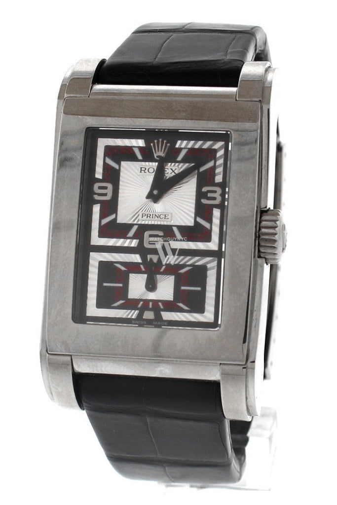 Rolex Cellini Prince 18K White Gold Men's Watch 5443/9