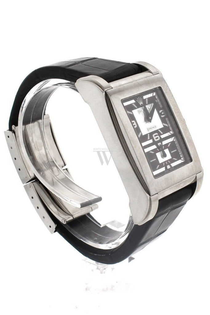 Rolex Cellini Prince 18K White Gold Men's Watch 5443/9