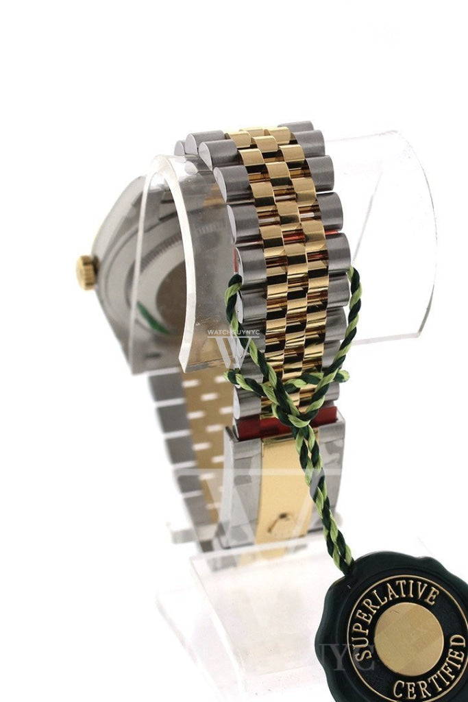 ROLEX Datejust 31 Champagne Dial 18k Yellow Gold Jubilee Ladies Watch 178243 Pre-owned