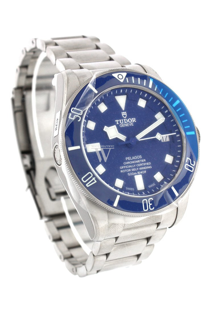 Tudor Pelagos Blue Dial Automatic Titanium Men's Watch 25600TB