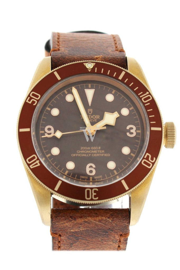 Tudor Heritage Automatic Bronze Dial Leather Men's Watch 79250BM